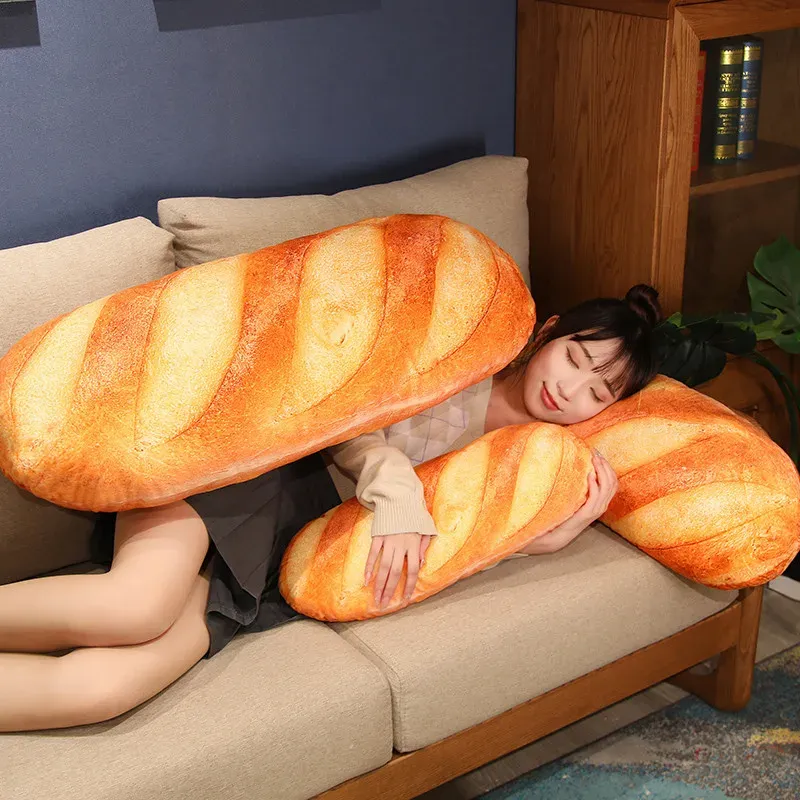 funny bread design pillows