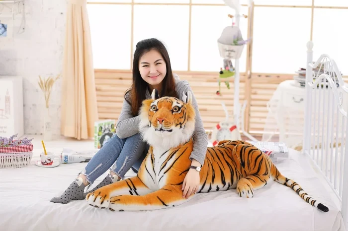 giant tiger plush doll for children