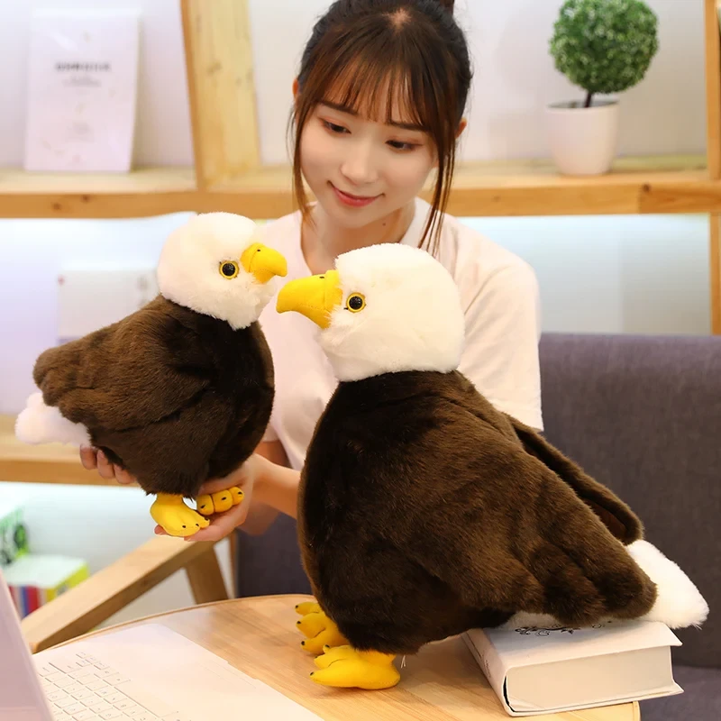 high quality plush eagle decoration