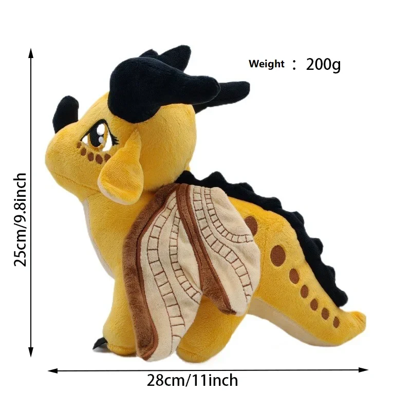 multicolor dragon stuffed toy