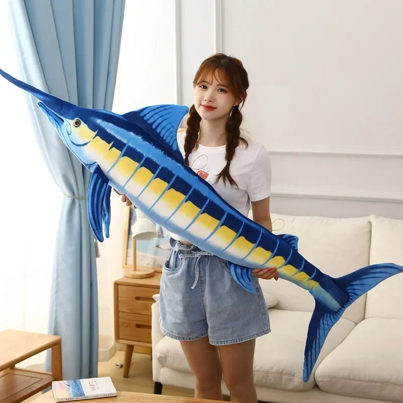 plush fish toy for bedroom decor