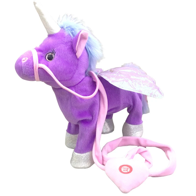 plush unicorn with music feature