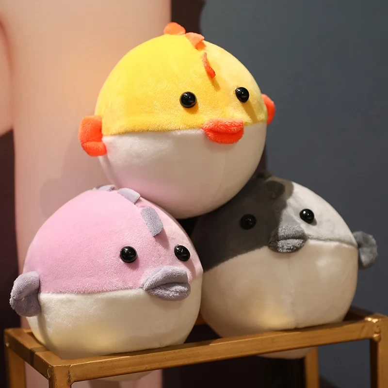 puffer fish plush toy