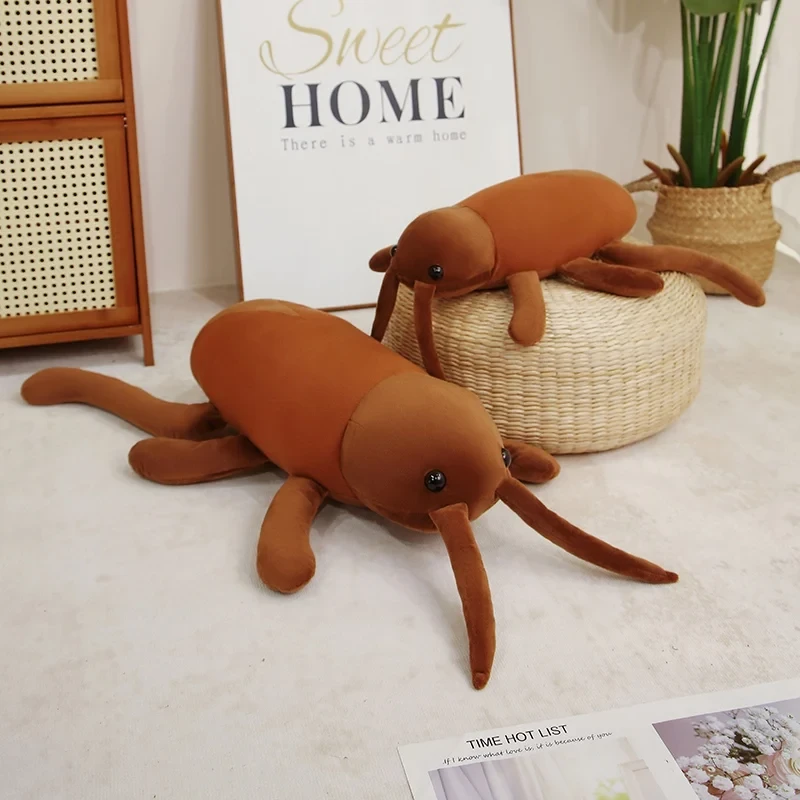 realistic bug stuffed toy