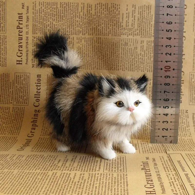 realistic kitten plush toy for kids