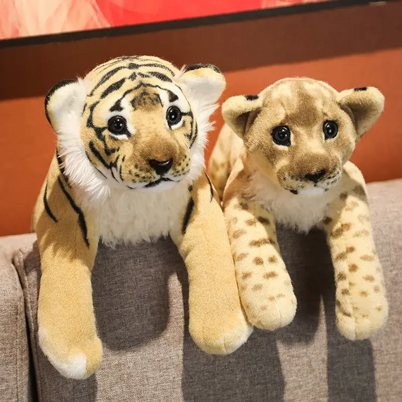 realistic leopard stuffed animal