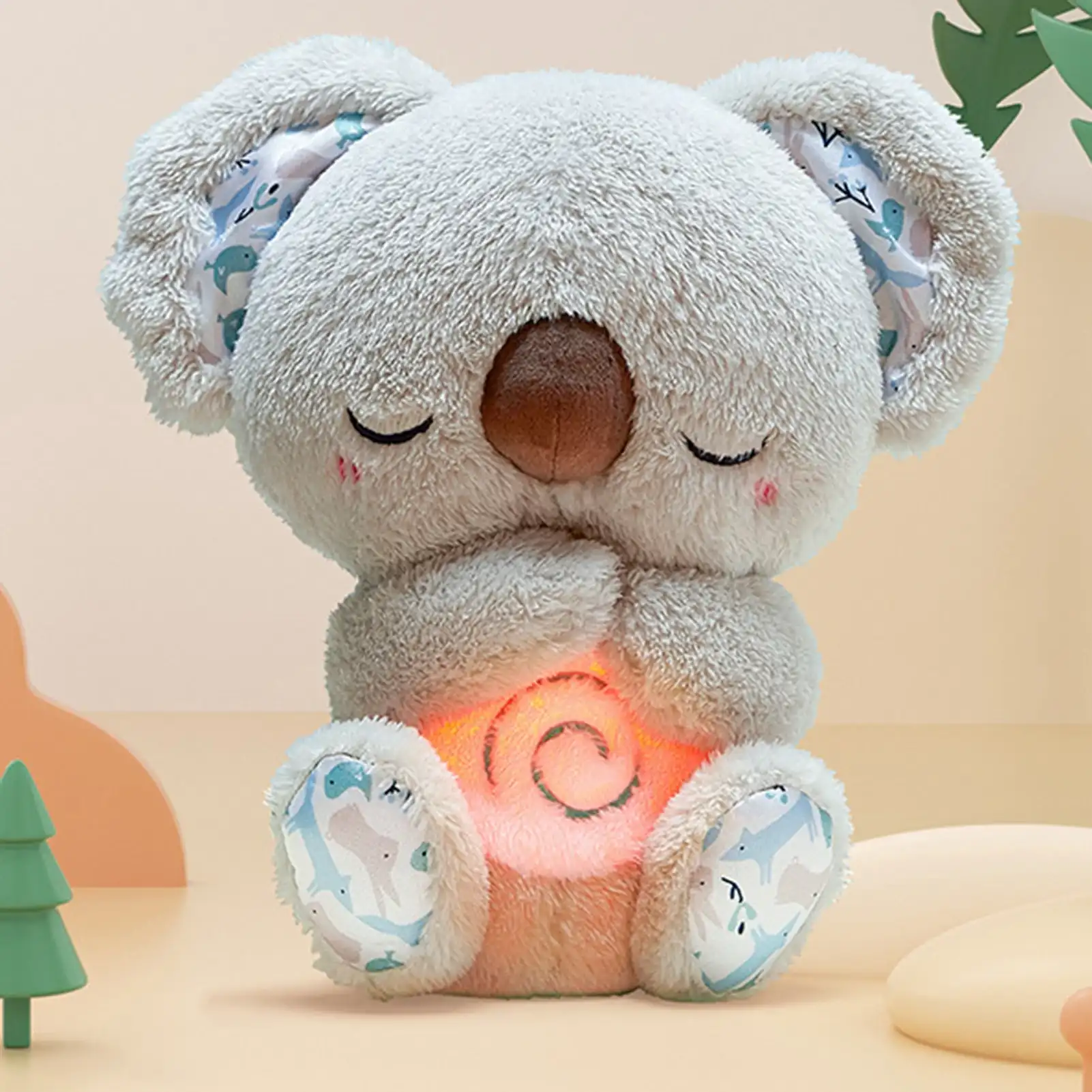 sleep companion plush with light and sound