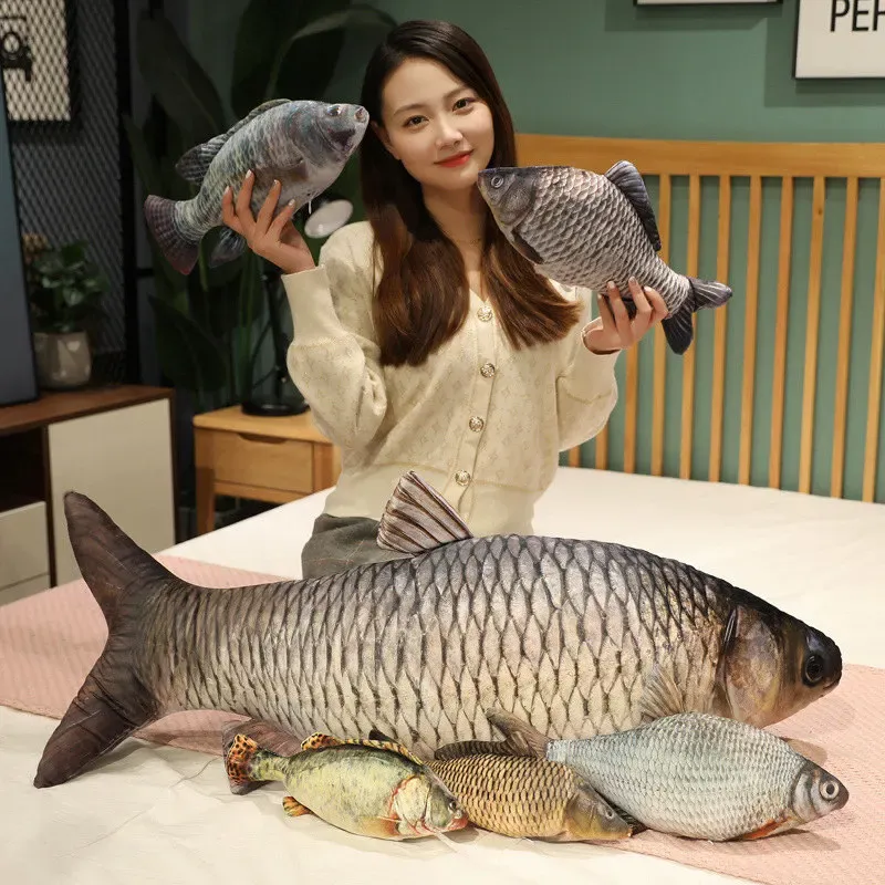 super soft fish pillow