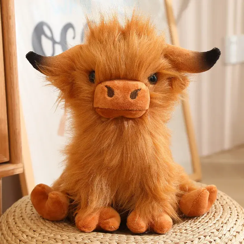 unique Highland cow stuffed animal